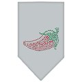 Unconditional Love Chili Pepper Rhinestone Bandana Grey Small UN788028